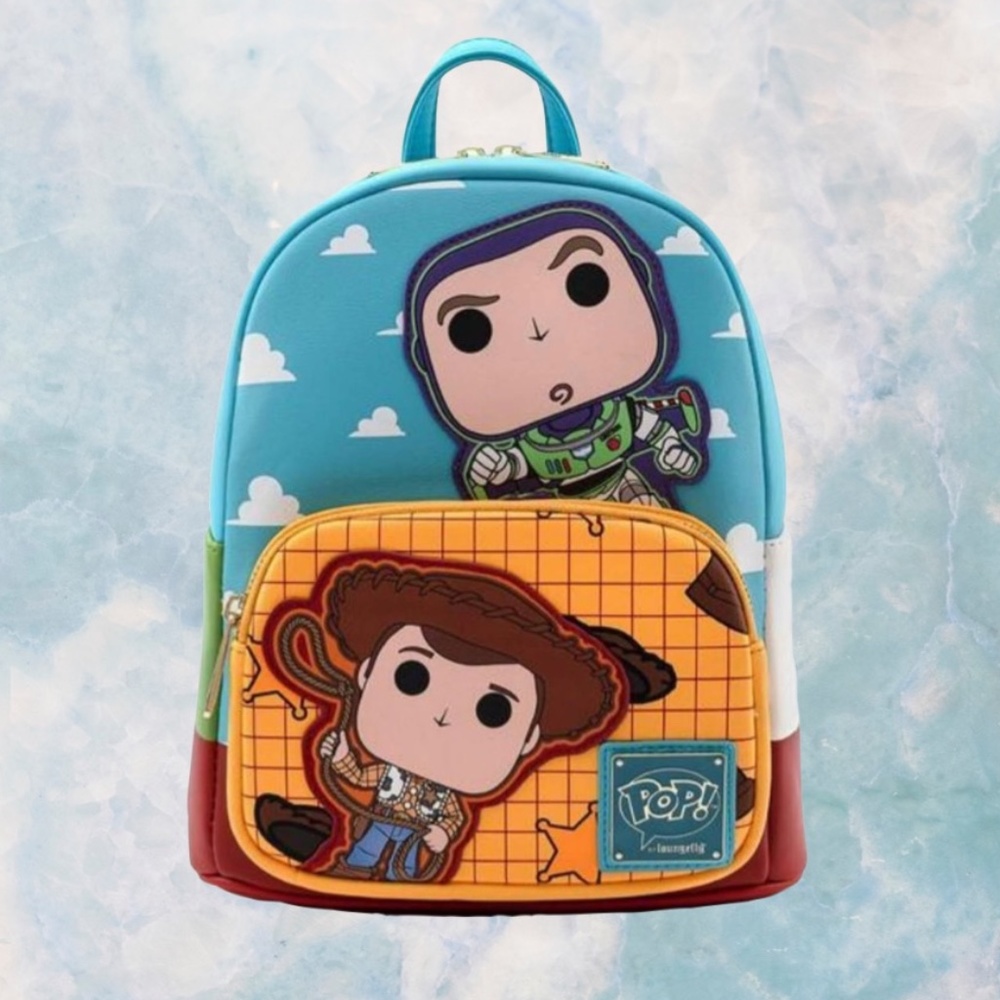 Loungefly‎ Pixar Toy Story Buzz and Woody Mini Backpack